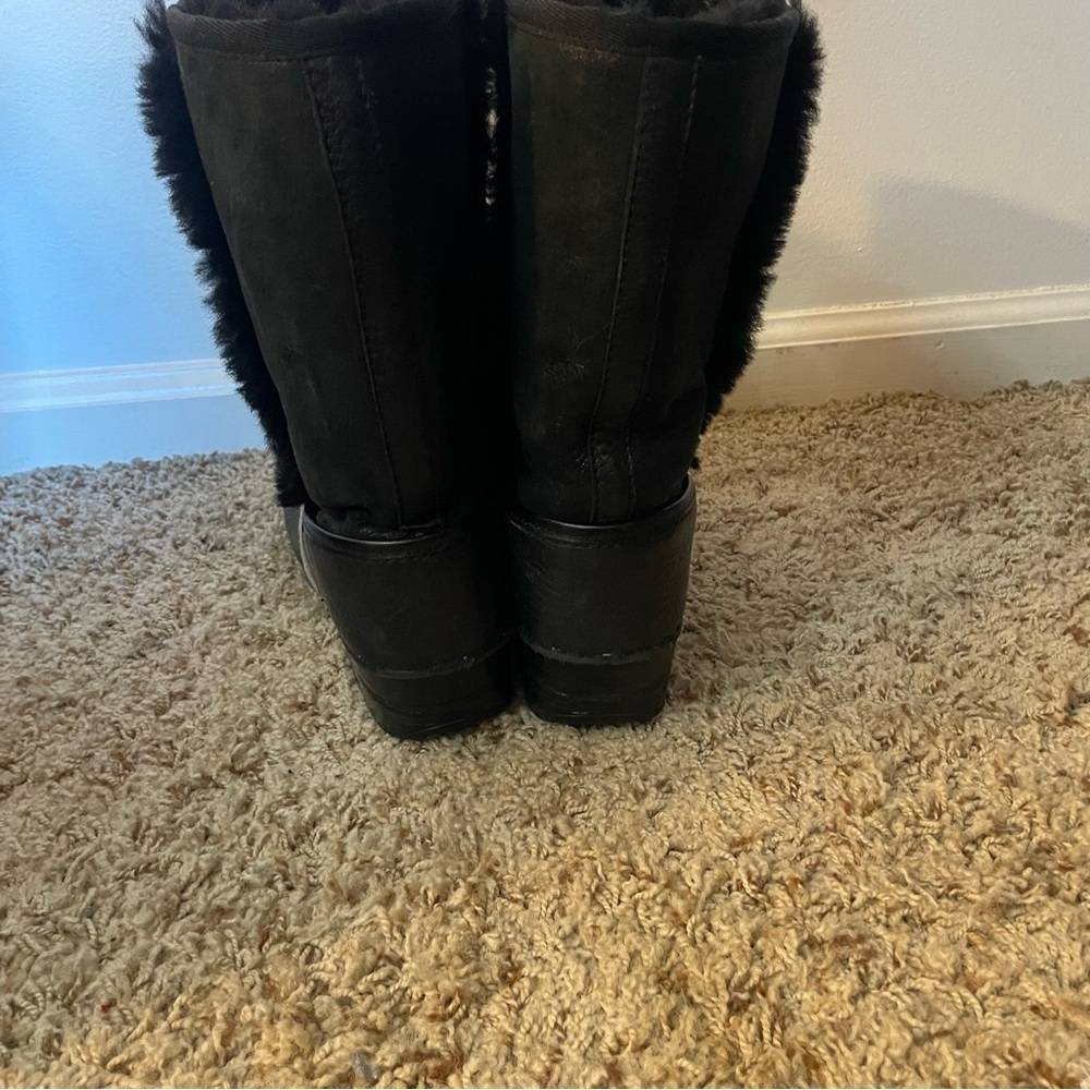 Dansko Black Fur-Lined Women's Clog Boots size 41 - Picture 5 of 6